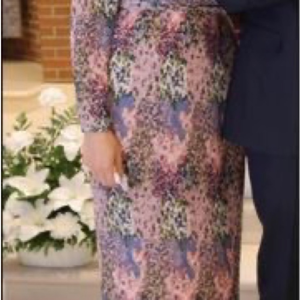 Ted Baker midi pink dress